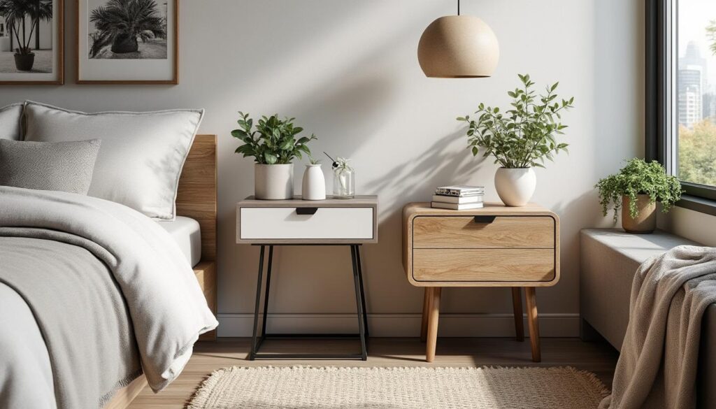 découvrez nos conseils pour choisir une table de chevet design qui s'harmonise parfaitement avec le style et l'ambiance de votre chambre.