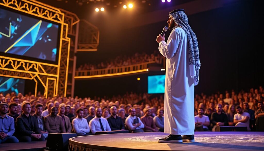 découvrez comment les humoristes arabes allient habilement tradition et modernité dans leurs spectacles pour captiver leur public.