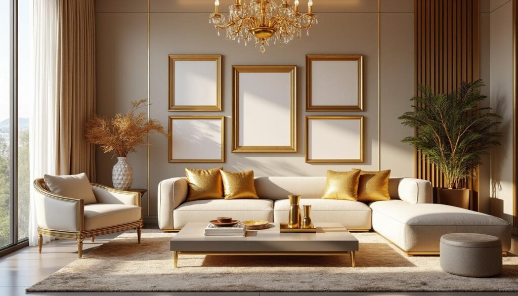 découvrez comment utiliser la couleur or pour sublimer votre décoration intérieure avec élégance et chaleur, en suivant nos conseils et astuces exclusifs.